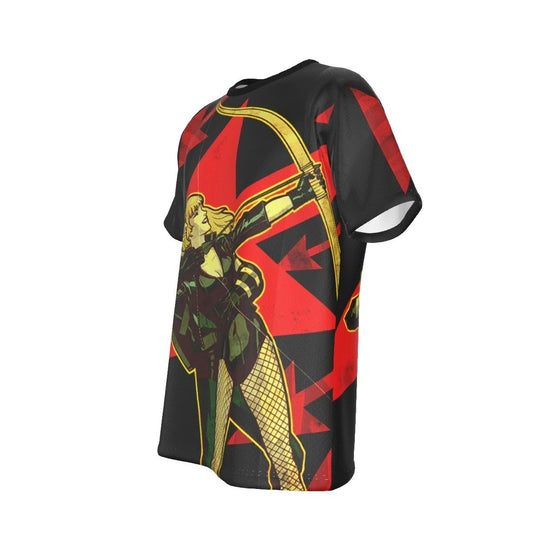 GREEN ARROW BLACK CANARY ALL OVER PRINT SHIRT AND TANK