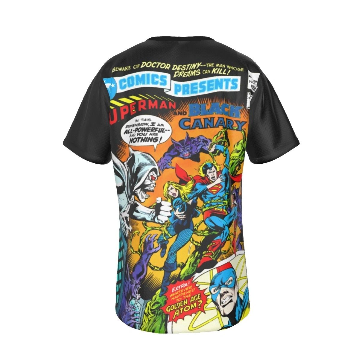DC COMICS PRESENTS 30 BLACK CANARY ALL OVER PRINT SHIRT AND TANK