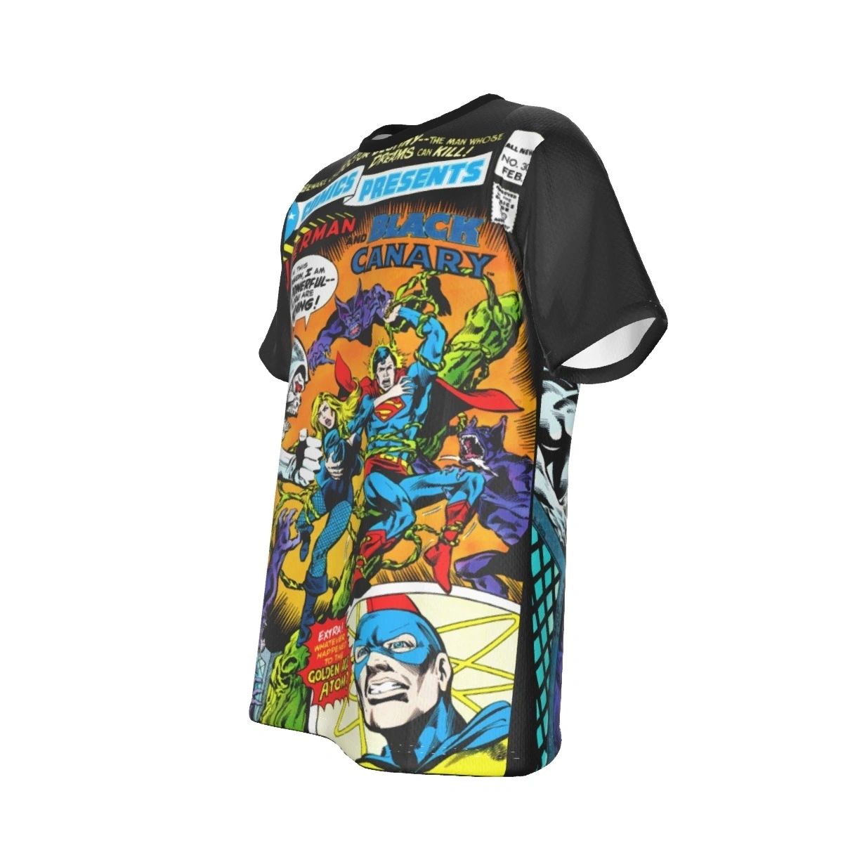 DC COMICS PRESENTS 30 BLACK CANARY ALL OVER PRINT SHIRT AND TANK