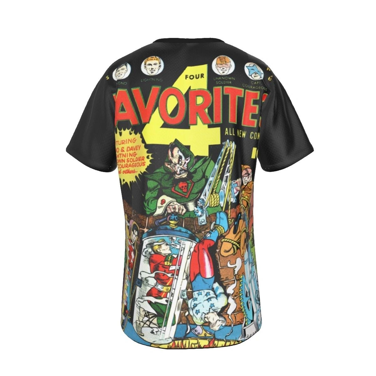FOUR FAVORITES 5 ALL OVER PRINT SHIRT AND TANK