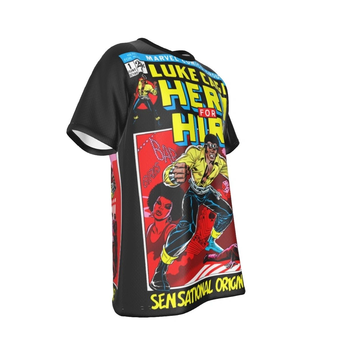 LUKE CAGE,POWER MAN 1 ALL OVER PRINT SHIRT AND TANK