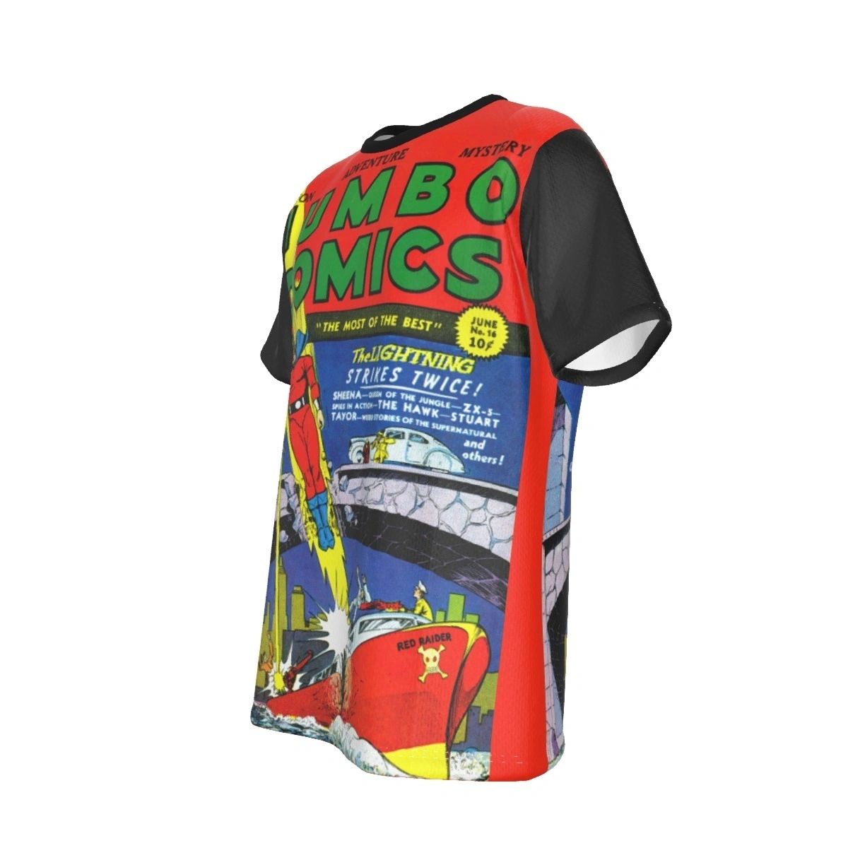 JUMBO COMICS 16 ALL OVER PRINT SHIRT AND TANK
