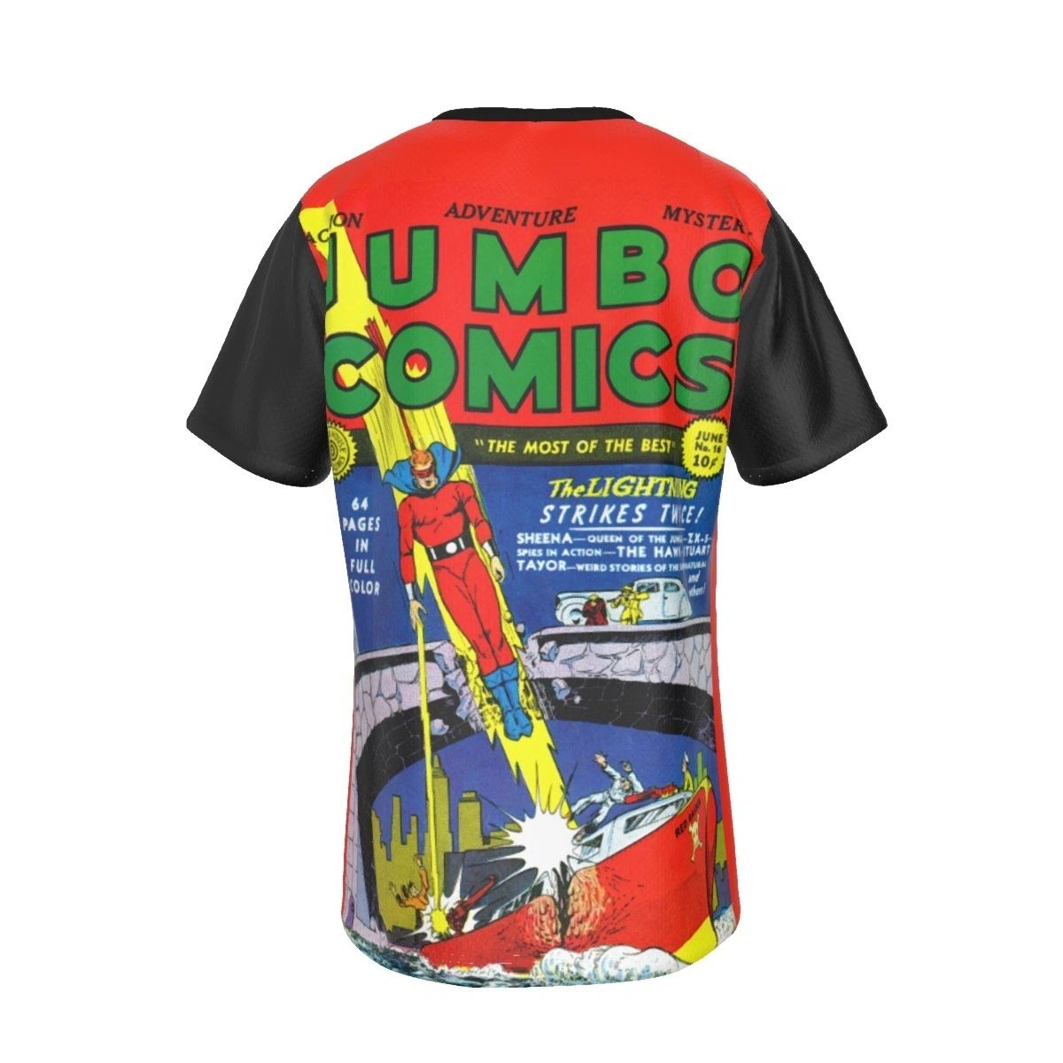 JUMBO COMICS 16 ALL OVER PRINT SHIRT AND TANK