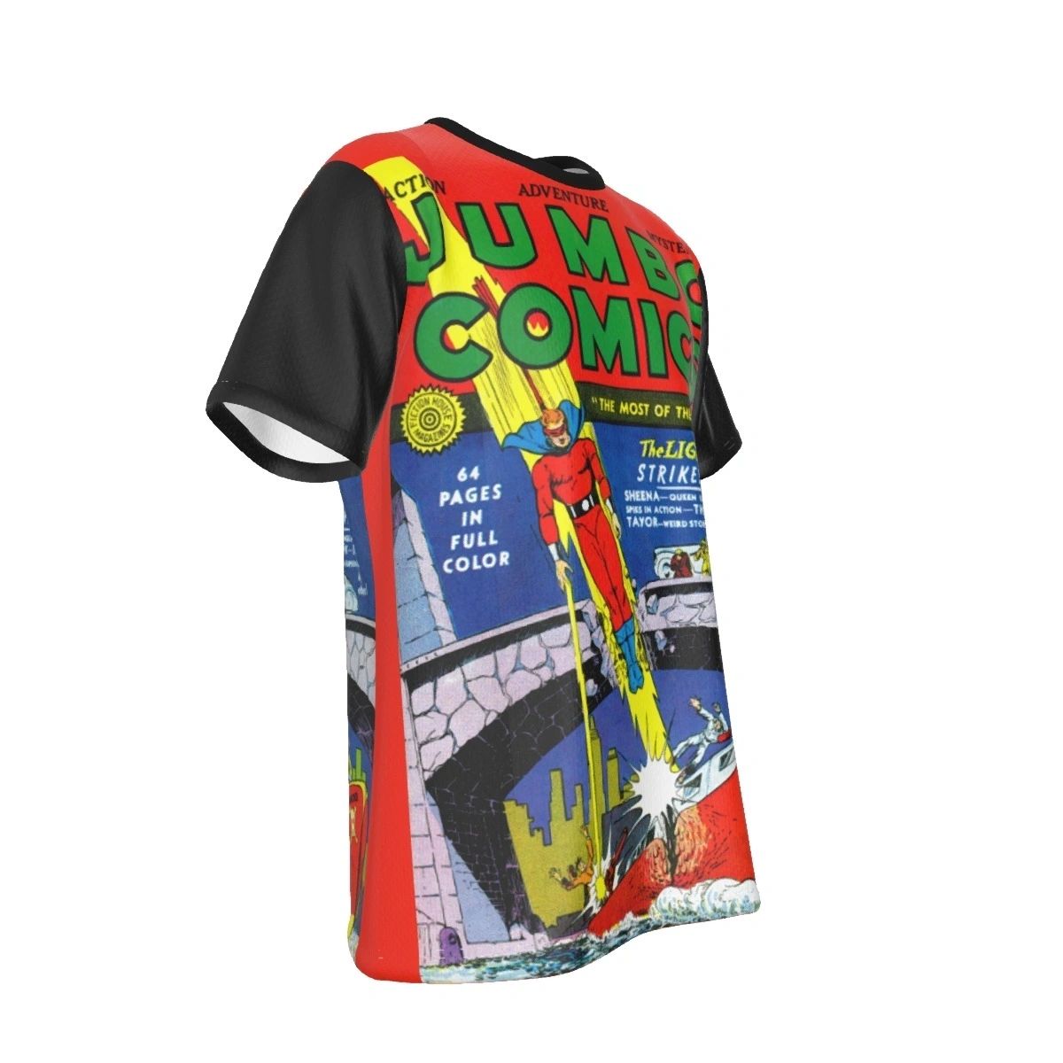 JUMBO COMICS 16 ALL OVER PRINT SHIRT AND TANK