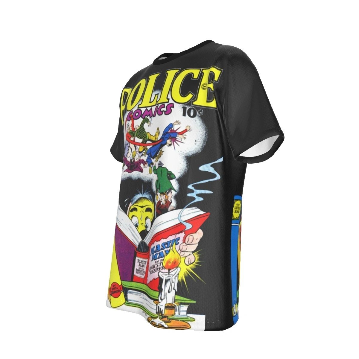 POLICE COMICS 25 ALL OVER PRINT SHIRT AND TANK - PLASTIC MAN