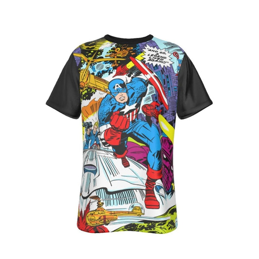 CAPTAIN AMERICA 112 ALL OVER PRINT SHIRT AND TANK