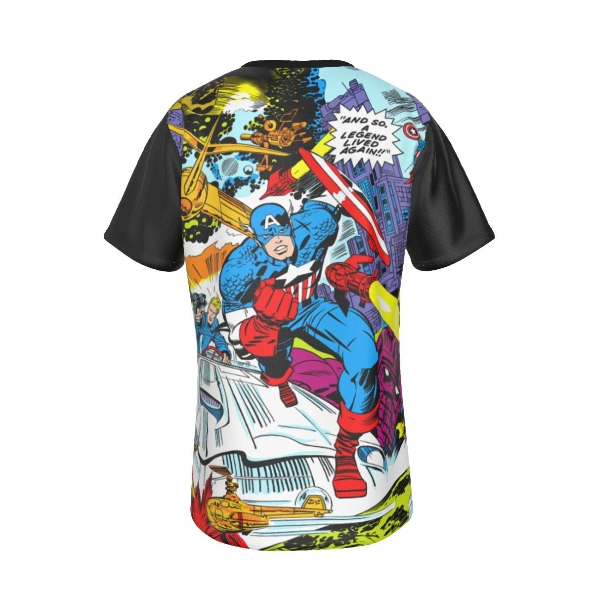 CAPTAIN AMERICA 112 ALL OVER PRINT SHIRT AND TANK