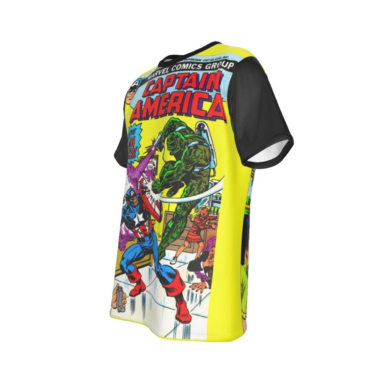 CAPTAIN AMERICA VS ASTHMA MONSTER ALL OVER PRINT SHIRT AND TANK