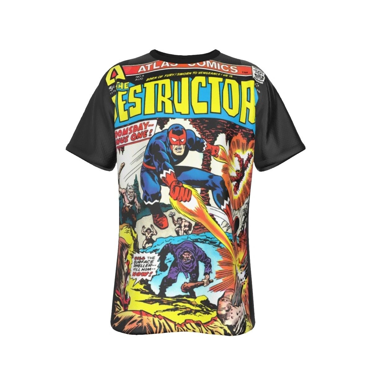 DESTRUCTOR 4 ALL OVER PRINT SHIRT AND TANK - ATLAS COMICS