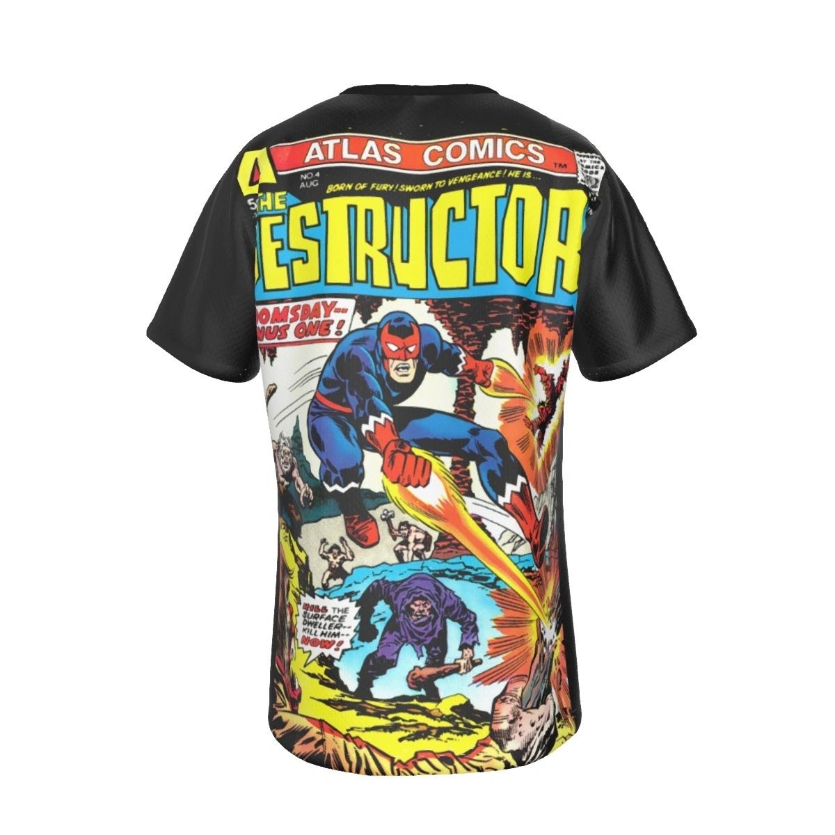 DESTRUCTOR 4 ALL OVER PRINT SHIRT AND TANK - ATLAS COMICS