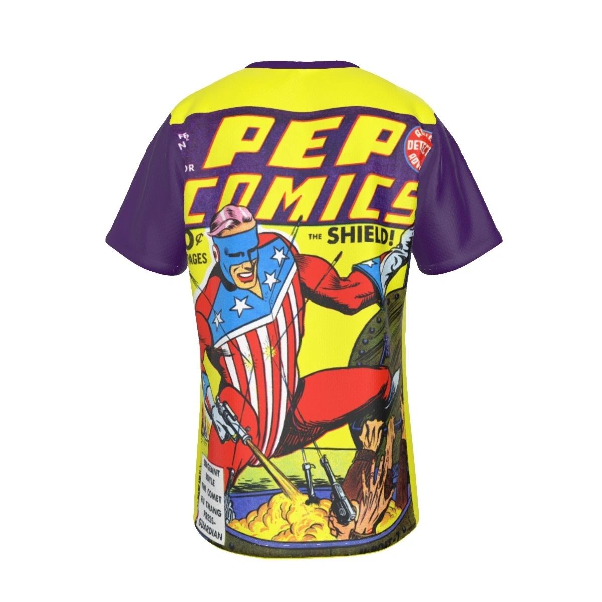 PEP COMICS 2 ALL OVER PRINT SHIRT AND TANK - THE SHEILD