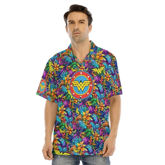 WONDER WOMAN HAWAIIAN SHIRT - ALL OVER PRINT