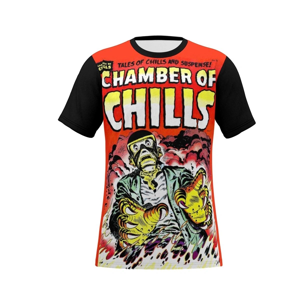 CHAMBER OF CHILLS 25 ALL OVER PRINT SHIRT AND TANK