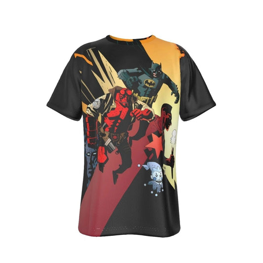 BATMAN HELLBOY STARMAN ALL OVER PRINT SHIRT AND TANK