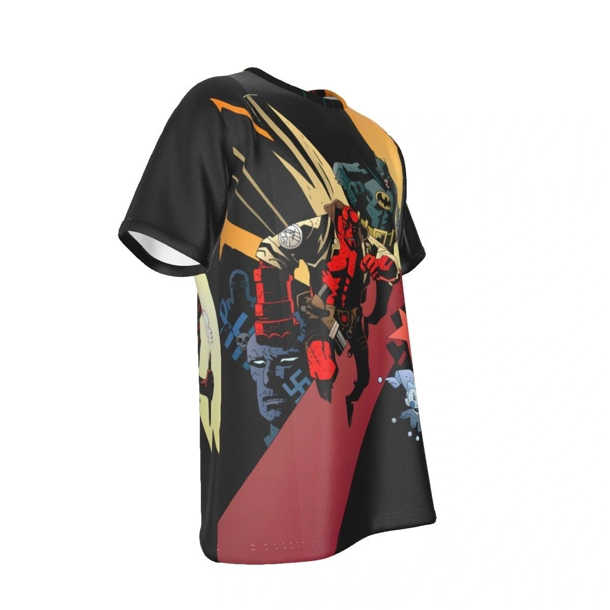 BATMAN HELLBOY STARMAN ALL OVER PRINT SHIRT AND TANK