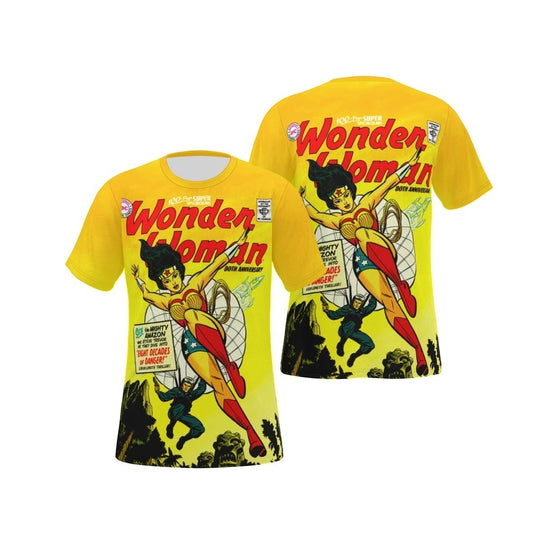 WONDER WOMAN 80TH ANNY ALL OVER PRINT SHIRT AND TANK-#3