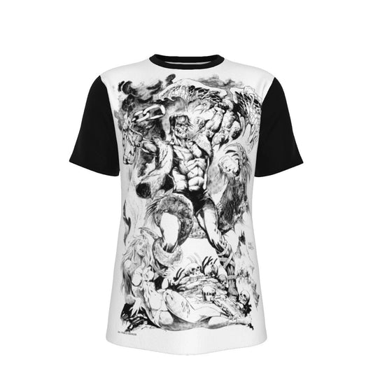 FRANKENSTEIN PINUP FROM BY PABLO MARCOS ALL OVER PRINT SHIRT AND TANK