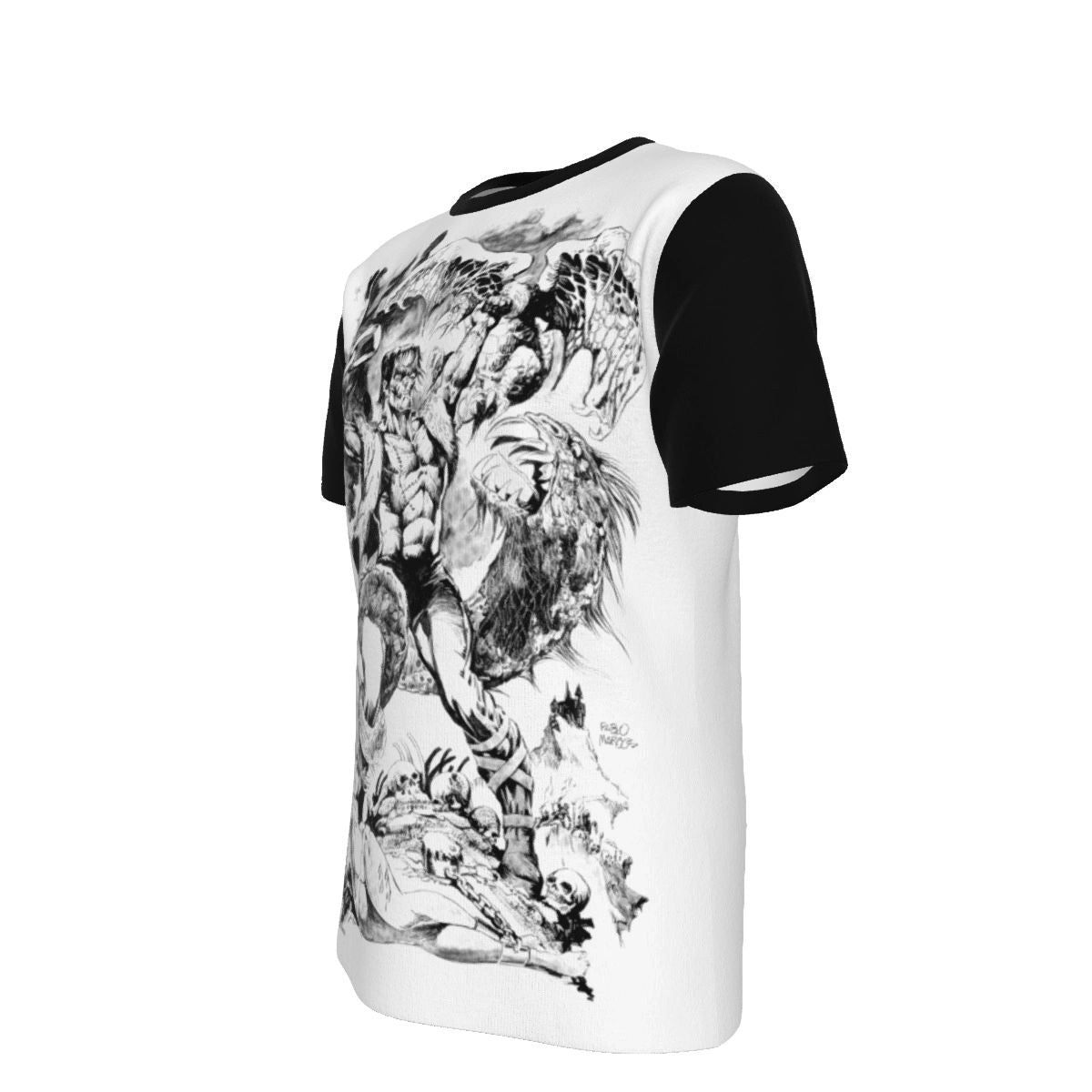 FRANKENSTEIN PINUP FROM BY PABLO MARCOS ALL OVER PRINT SHIRT AND TANK