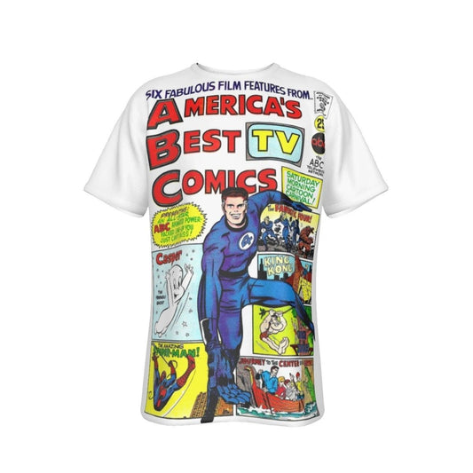 AMERICA'S BEST TV COMICS ALL OVER PRINT SHIRT AND TANK