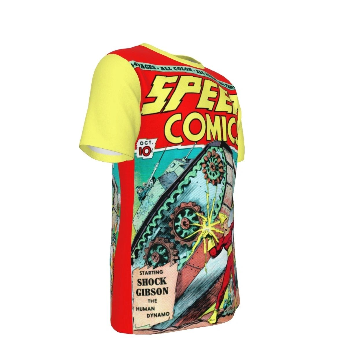 SPEED COMICS 10 ALL OVER PRINT SHIRT AND TANK