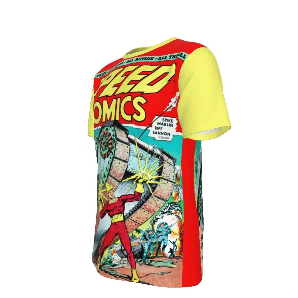 SPEED COMICS 10 ALL OVER PRINT SHIRT AND TANK