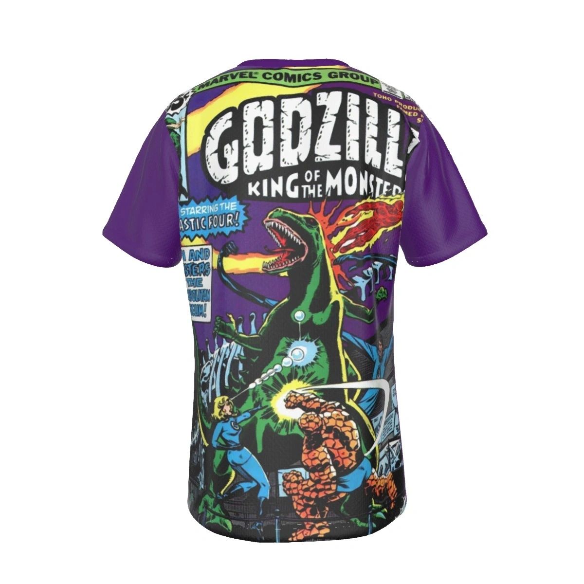 GODZILLA 20 ALL OVER PRINT SHIRT AND TANK - WITH FANTASTIC 4
