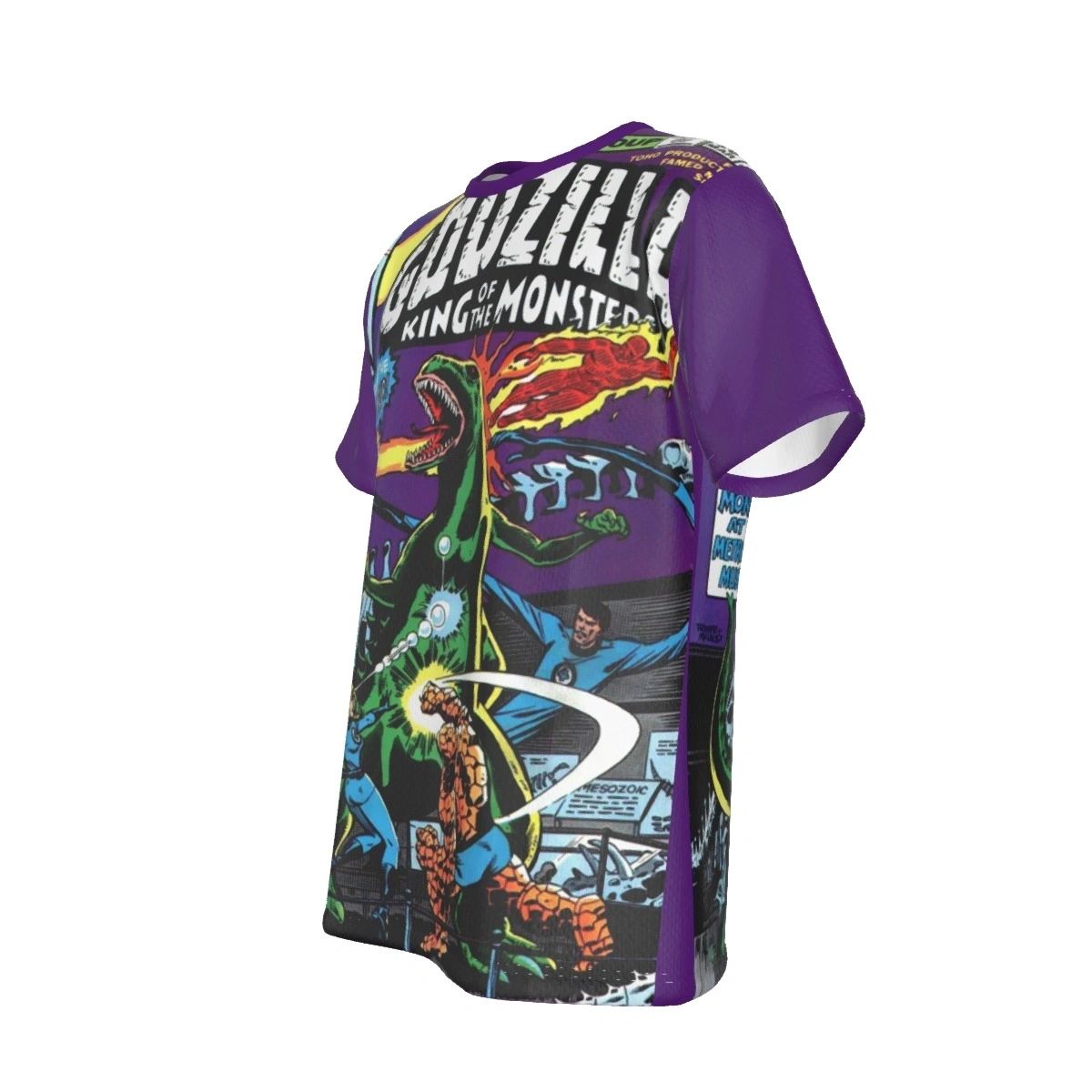 GODZILLA 20 ALL OVER PRINT SHIRT AND TANK - WITH FANTASTIC 4