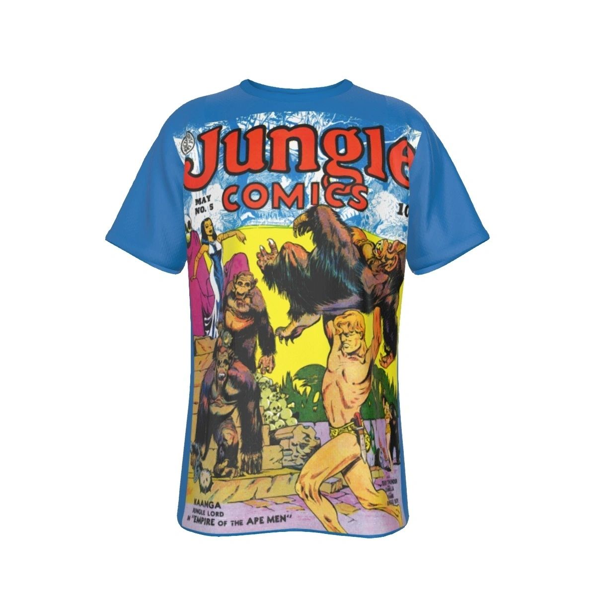 JUNGLE COMICS 5 ALL OVER PRINT SHIRT AND TANK