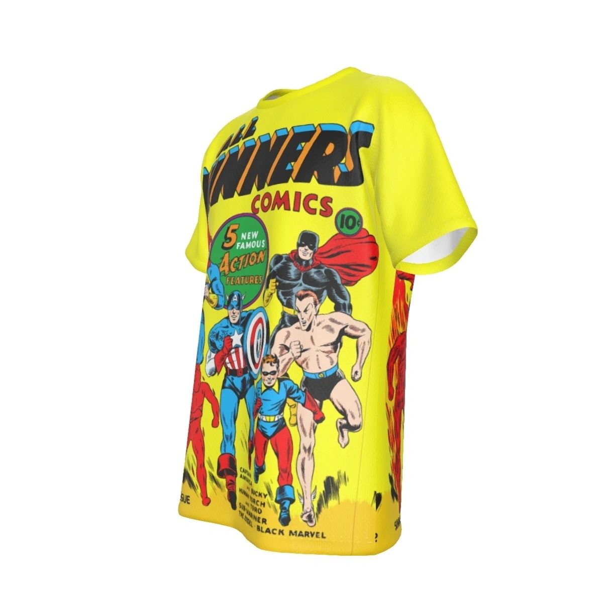 ALL WINNERS COMICS 1 ALL OVER PRINT SHIRT AND TANK