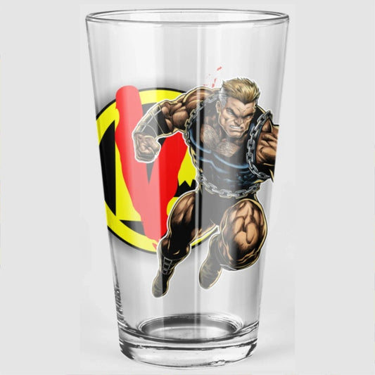 GRIMBOR THE CHAINSMAN PINT GLASS