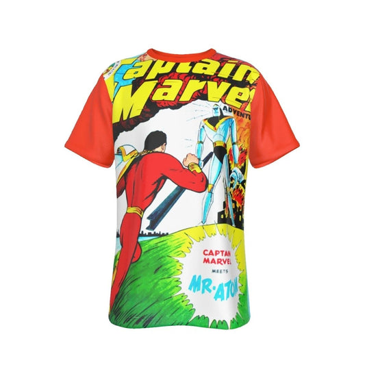 CAPTAIN MARVEL ADVENTURES 78 ALL OVER PRINT SHIRT AND TANK -OTO BINDER - MR ATOM