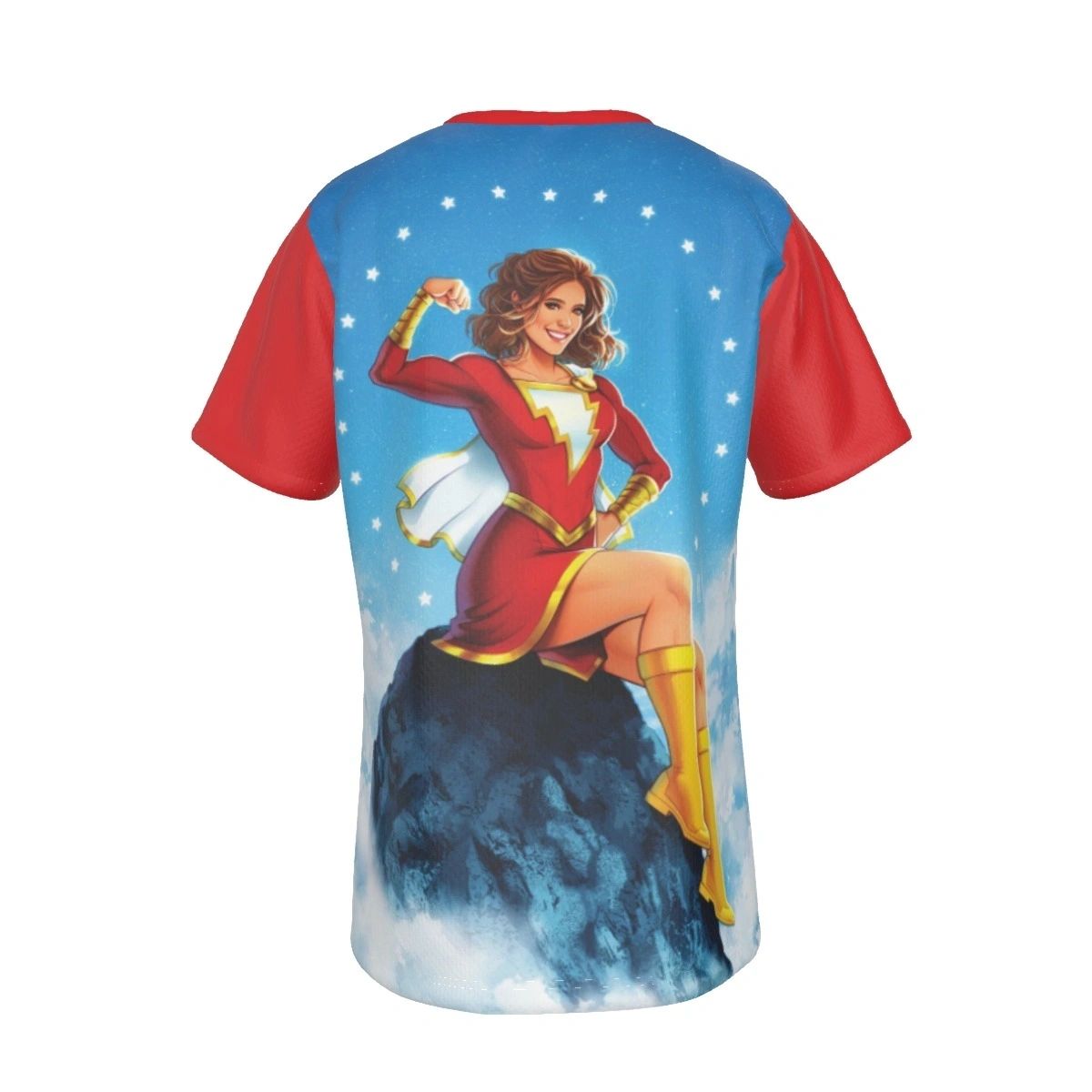 MARY MARVEL PINUP ALL OVER PRINT SHIRT AND TANK