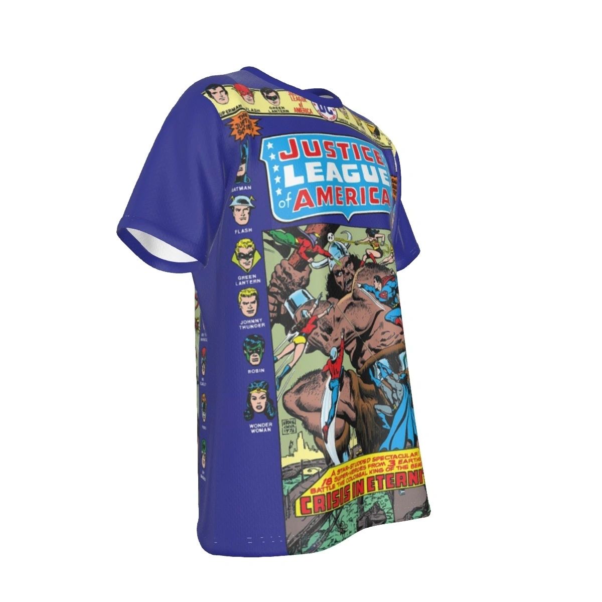 JLA 135 ALL OVER PRINT SHIRT AND TANK - MICHAEL TURNER ART - KING KULL OTO BINDER