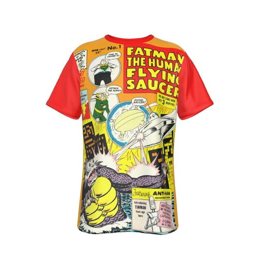FATMAN THE HUMAN FLYING SAUCER 1 ALL OVER PRINT SHIRT AND TANK -OTO BINDER