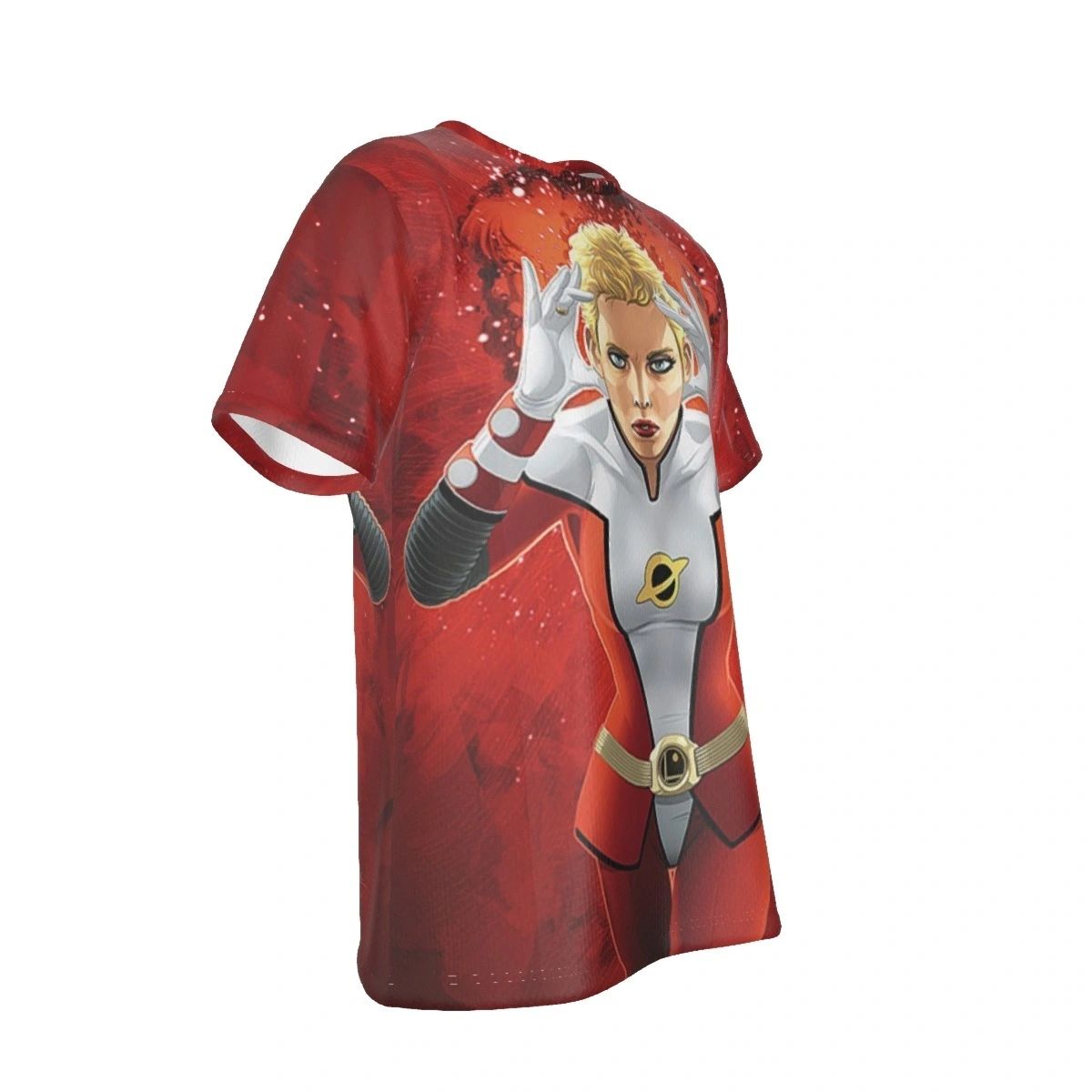 SATURN GIRL ALL OVER PRINT SHIRT AND TANK - STEVE LIGHTLE ART - LEGION 3 WORLDS