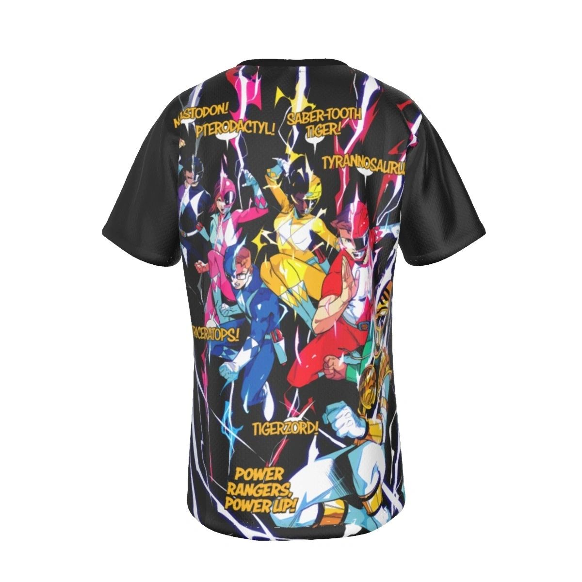 MIGHTY MORPHIN POWER RANGERS ALL OVER PRINT SHIRT AND TANK