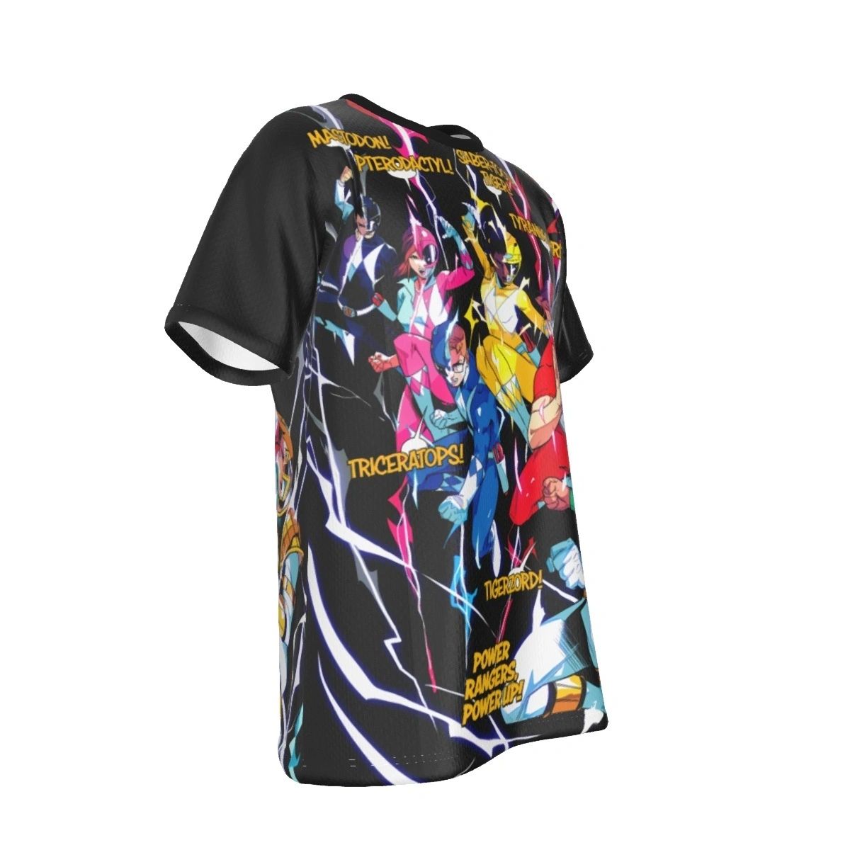 MIGHTY MORPHIN POWER RANGERS ALL OVER PRINT SHIRT AND TANK