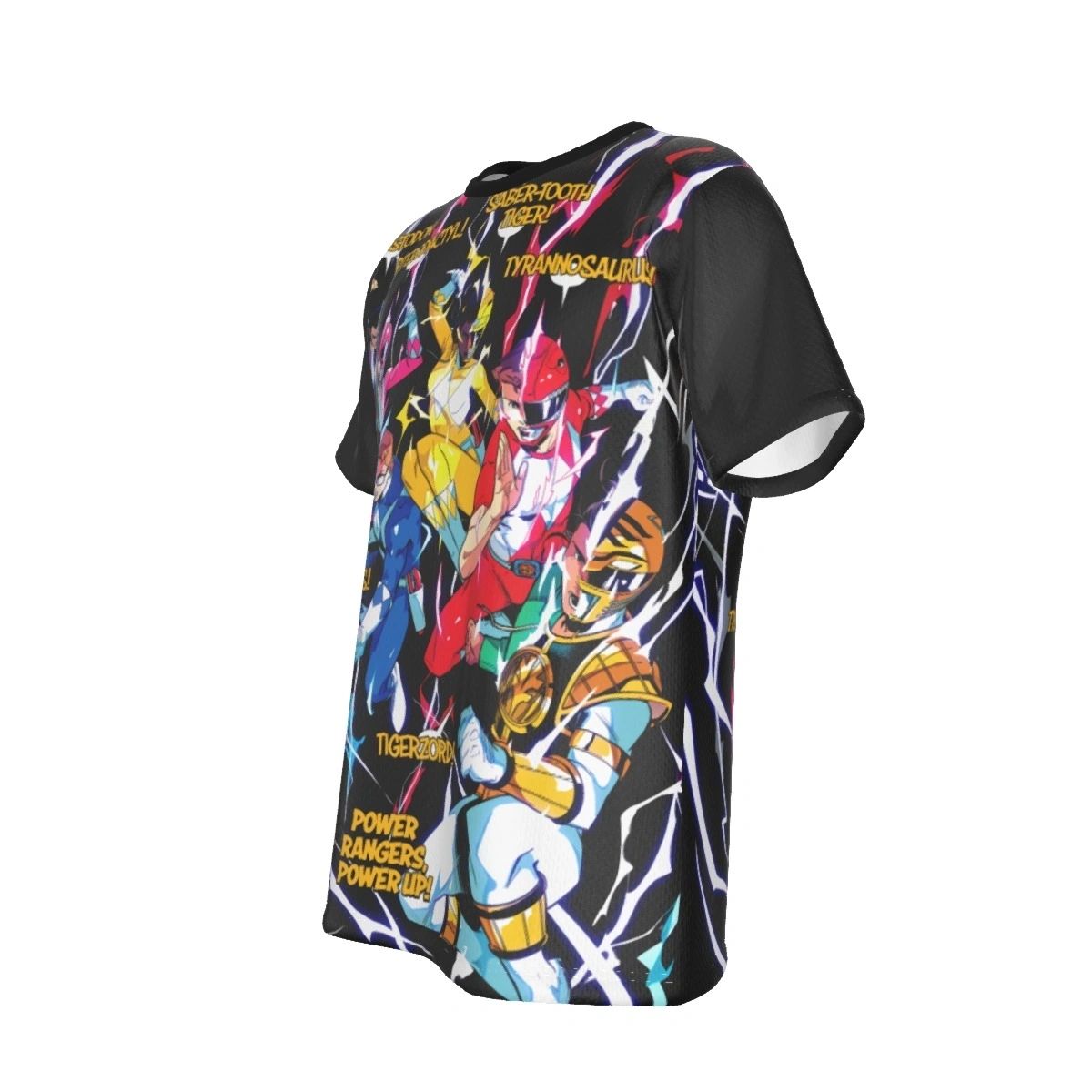 MIGHTY MORPHIN POWER RANGERS ALL OVER PRINT SHIRT AND TANK