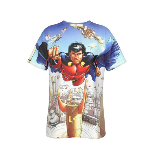 MON-EL FLIGHT ALL OVER PRINT SHIRT AND TANK
