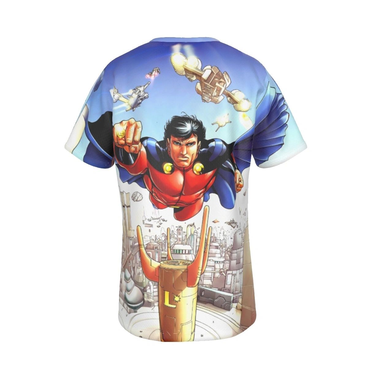 MON-EL FLIGHT ALL OVER PRINT SHIRT AND TANK