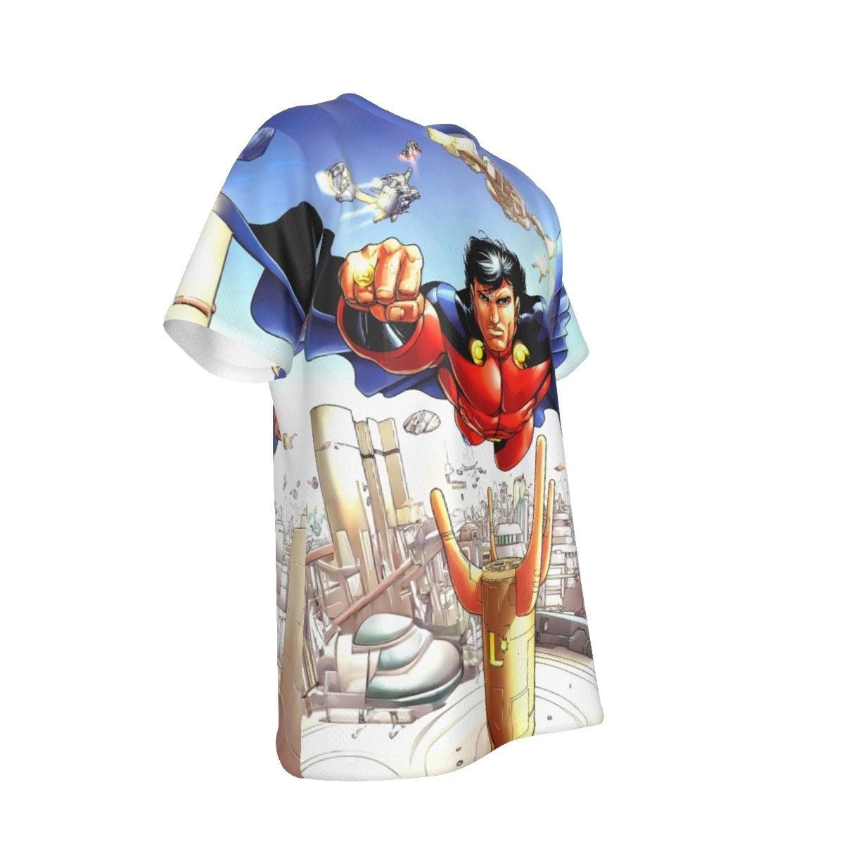 MON-EL FLIGHT ALL OVER PRINT SHIRT AND TANK
