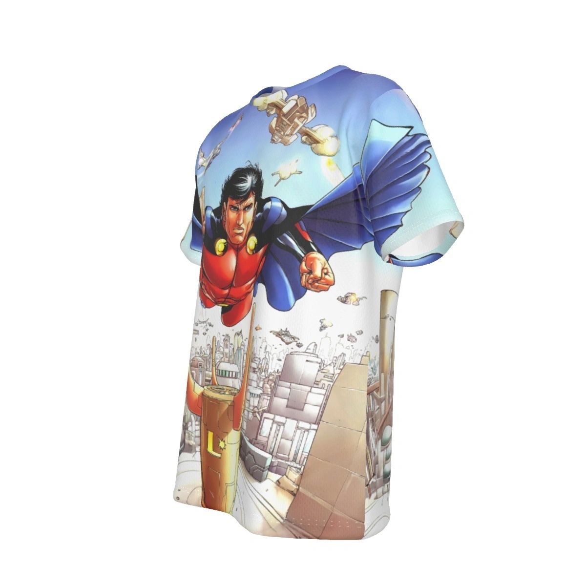 MON-EL FLIGHT ALL OVER PRINT SHIRT AND TANK