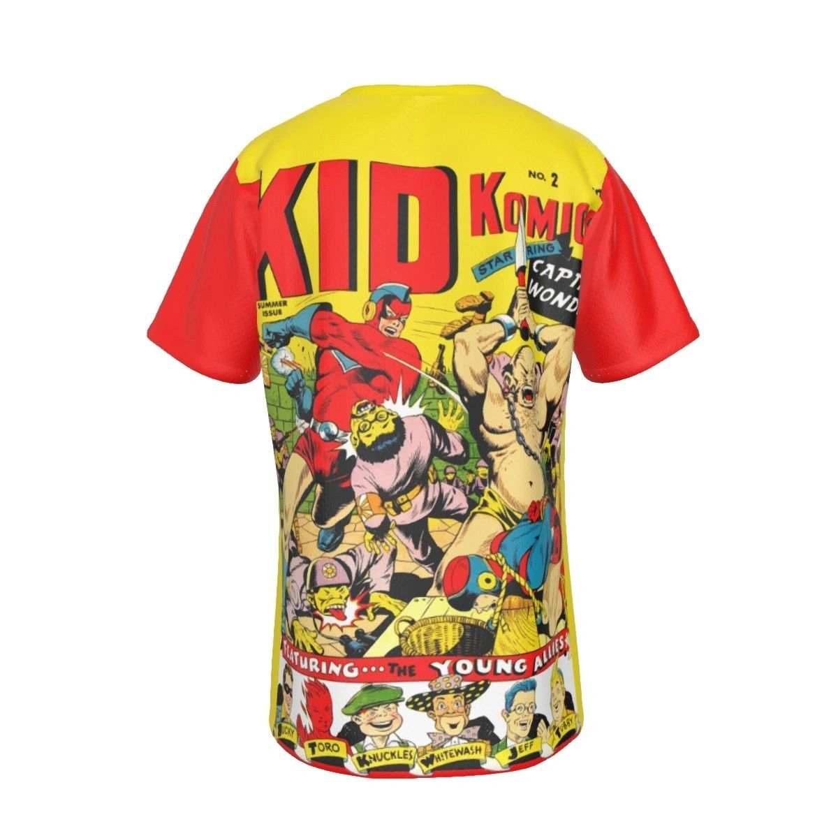 KID KOMICS 2 ALL OVER PRINT SHIRT AND TANK WITH CAPTAIN WONDER BY OTO BINDER