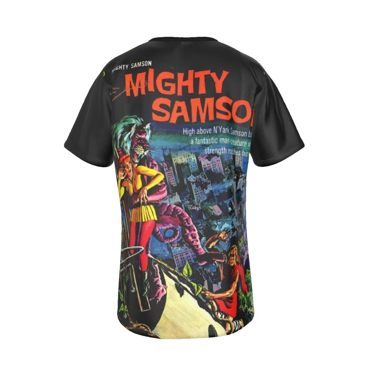 MIGHTY SAMSON 5 ALL OVER PRINT SHIRT AND TANK BY OTO BINDER