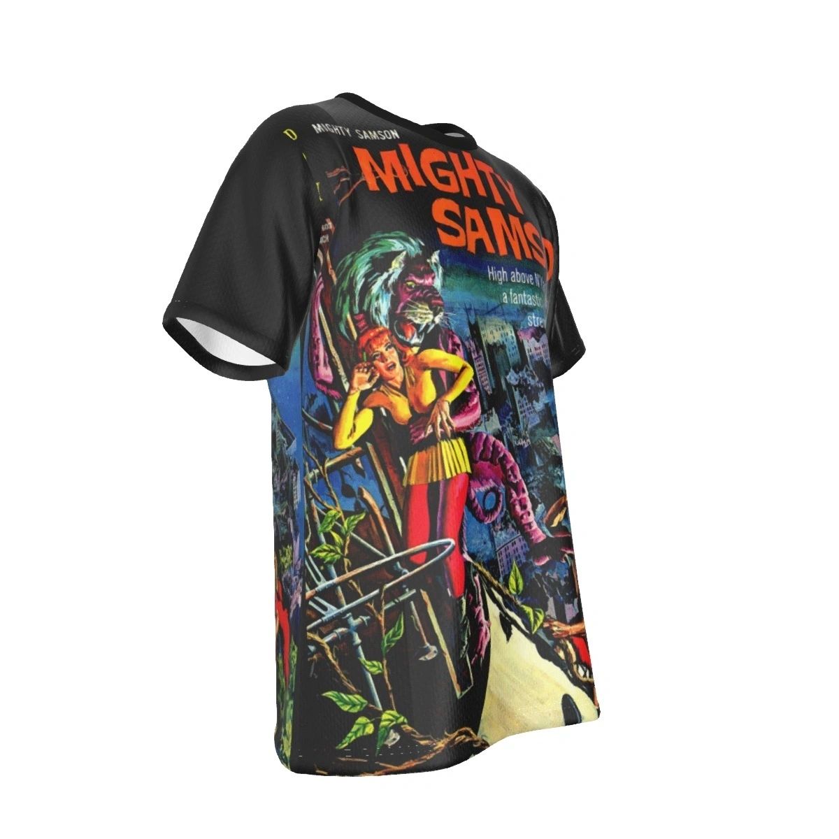 MIGHTY SAMSON 5 ALL OVER PRINT SHIRT AND TANK BY OTO BINDER