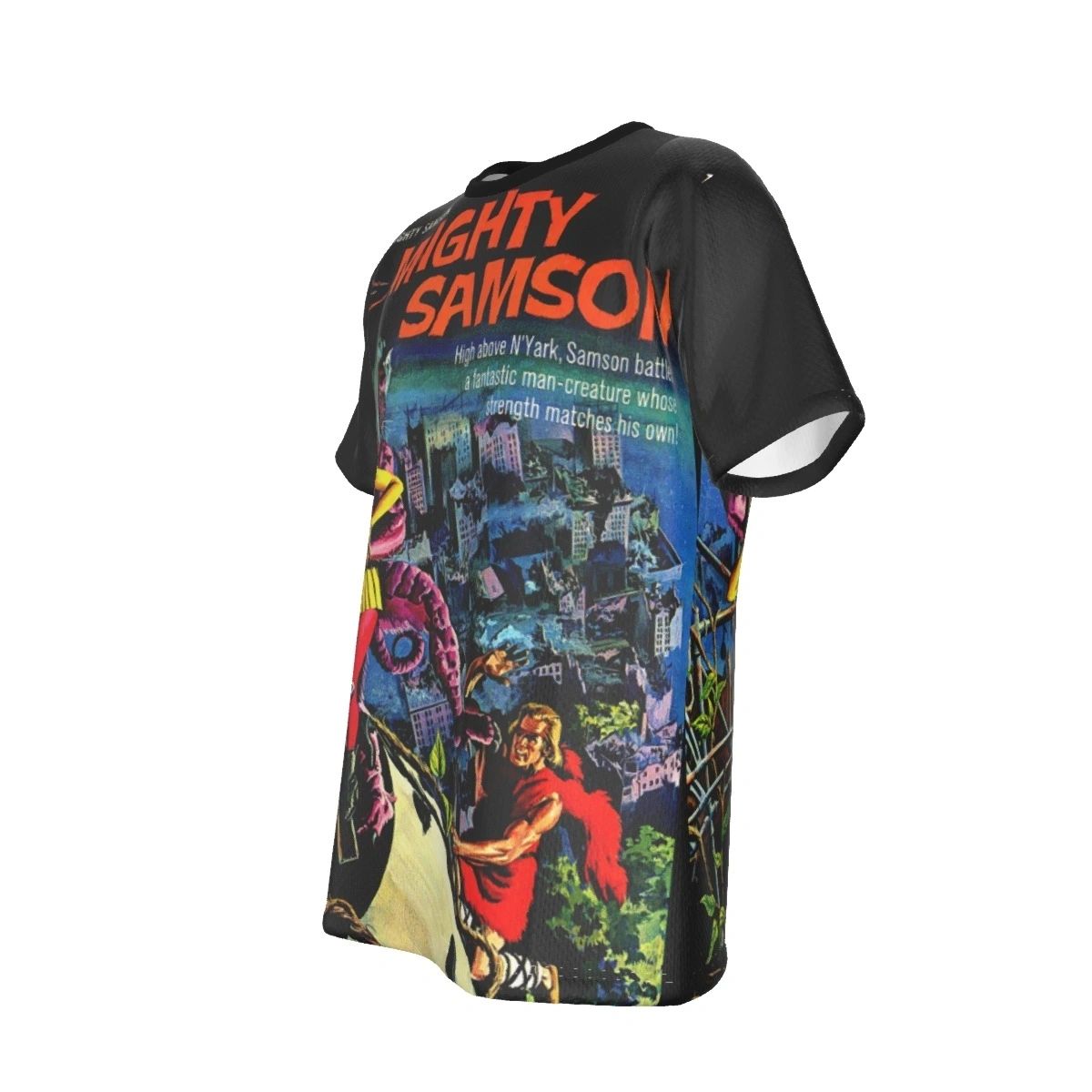 MIGHTY SAMSON 5 ALL OVER PRINT SHIRT AND TANK BY OTO BINDER