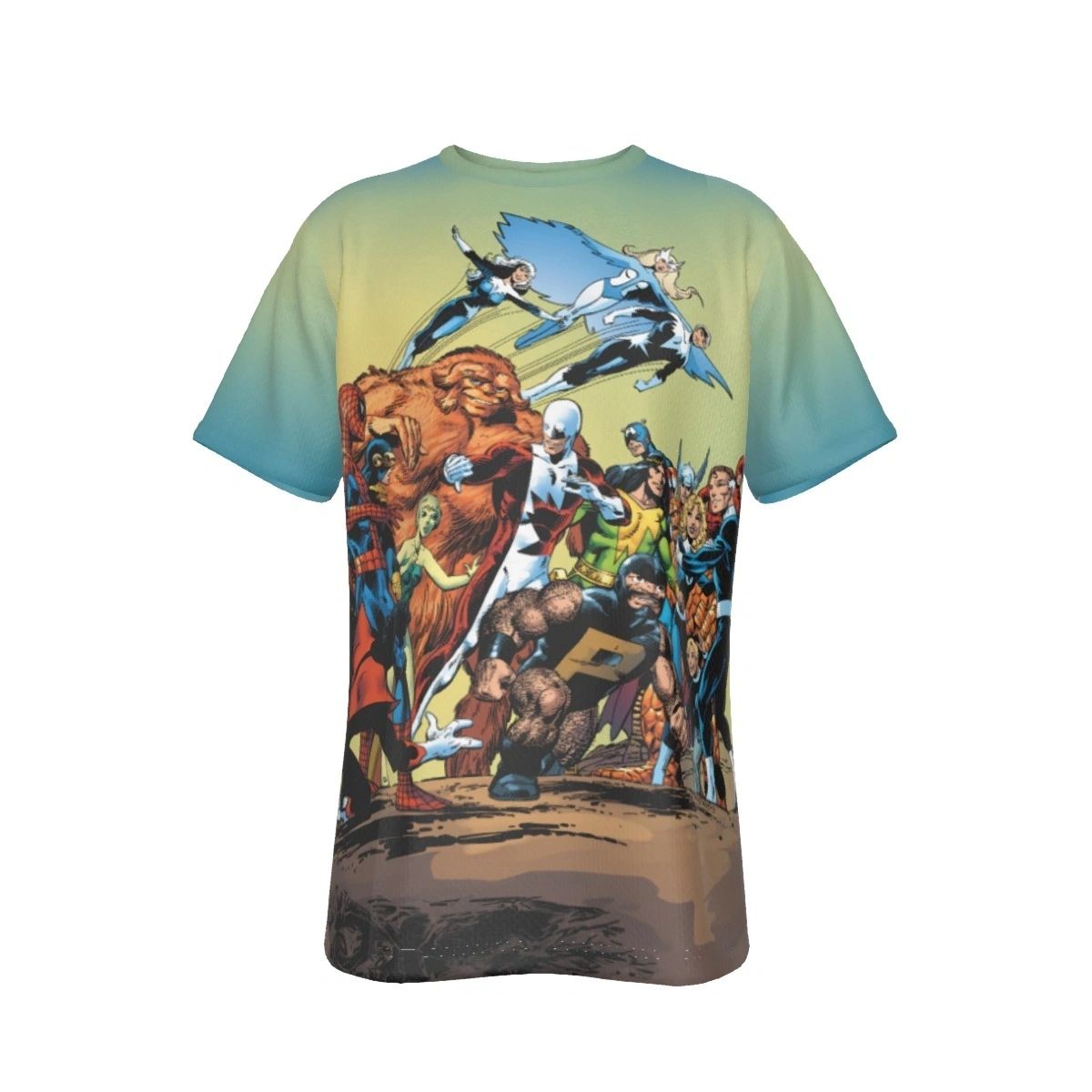 CLASSIC ALPHA FLIGHT 1 ALL OVER PRINT SHIRT AND TANK