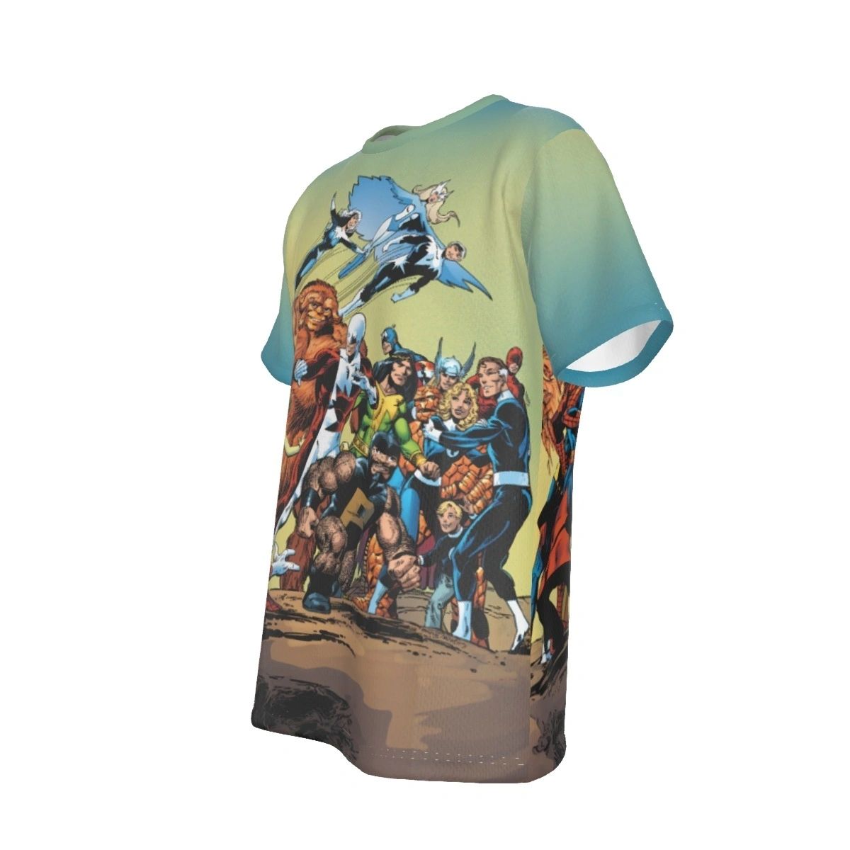 CLASSIC ALPHA FLIGHT 1 ALL OVER PRINT SHIRT AND TANK