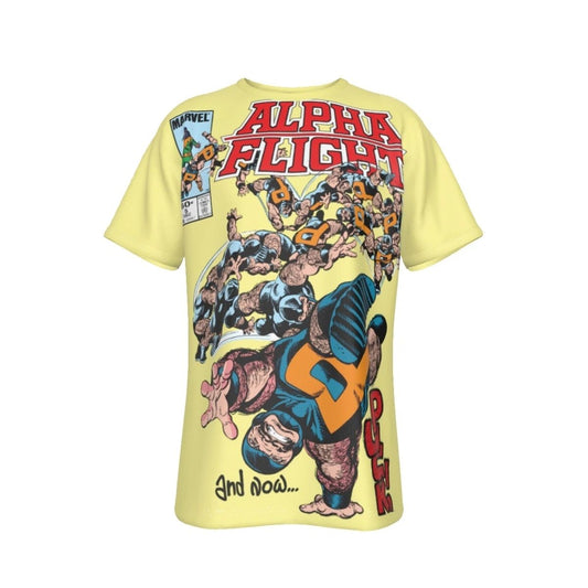 CLASSIC ALPHA FLIGHT PUCK ALL OVER PRINT SHIRT AND TANK