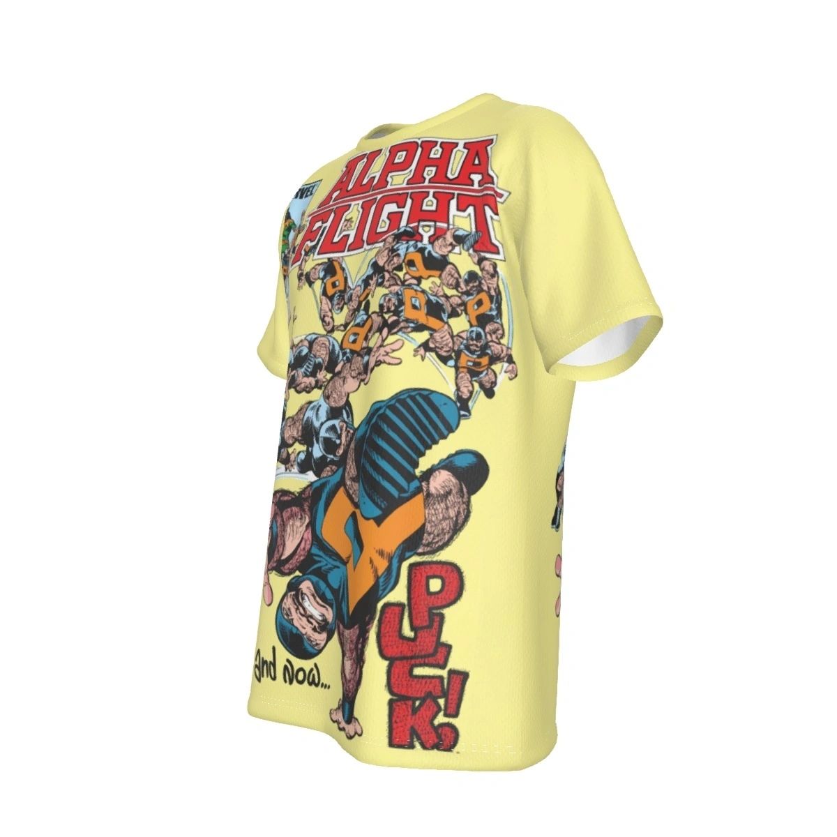CLASSIC ALPHA FLIGHT PUCK ALL OVER PRINT SHIRT AND TANK